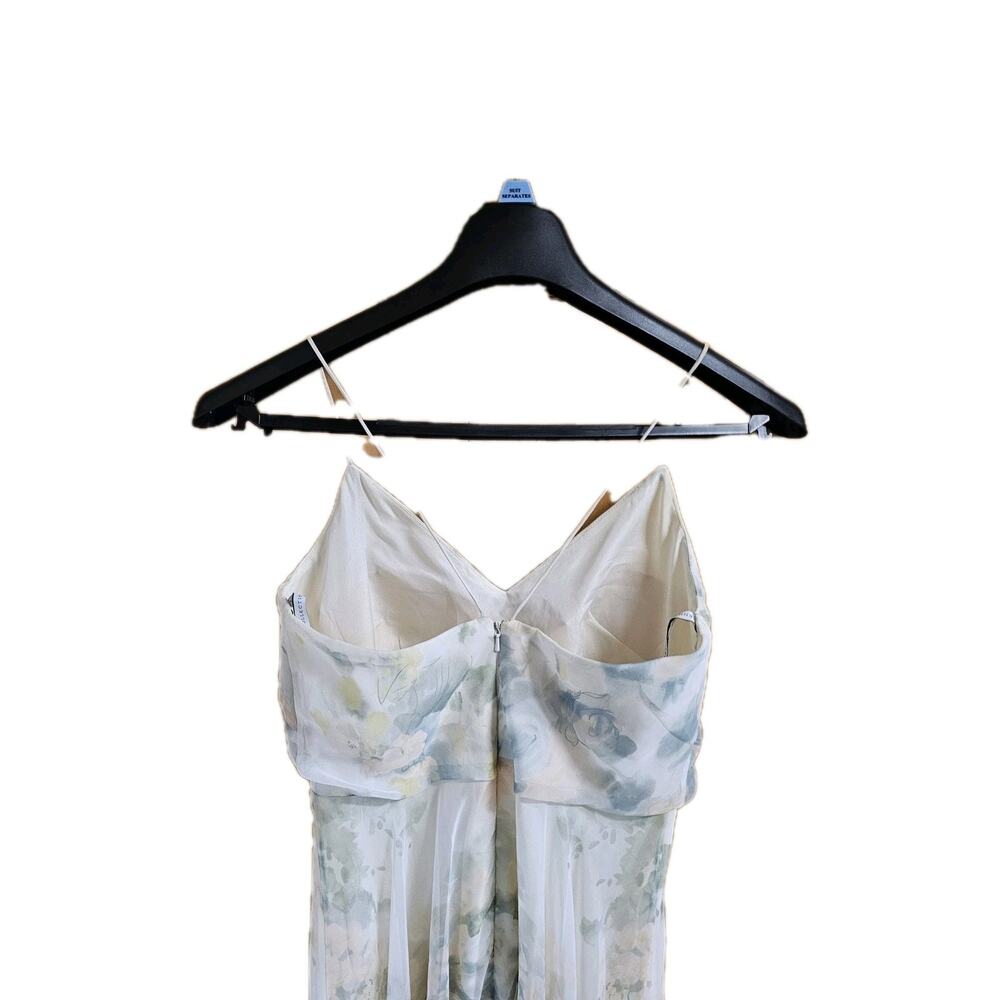 Jenny Yoo Collection Inesse Floral Maxi Dress, Size 4 Green Prom Homecoming - Picture 6 of 9